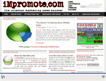Tablet Screenshot of impromote.com